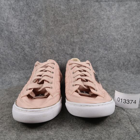 G by Guess Shoes Womens 8 Casual Sneaker Quilted Pink Lace Up Flat Fashion Logo - Picture 2 of 12